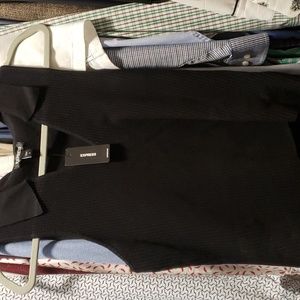 NWT Stetchy Express black shirt, size S.